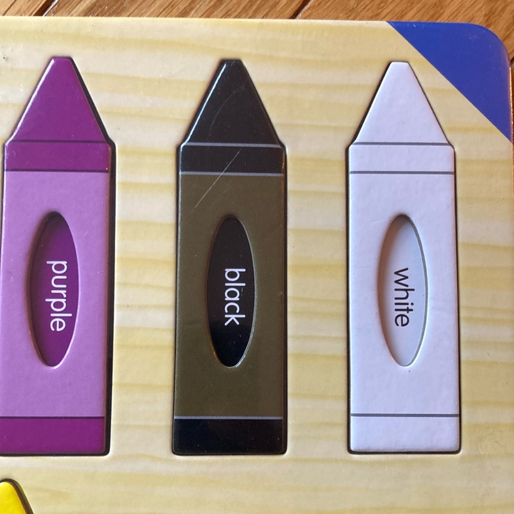 Colors & Shapes Wooden Inset Puzzle - Picture 4 of 13